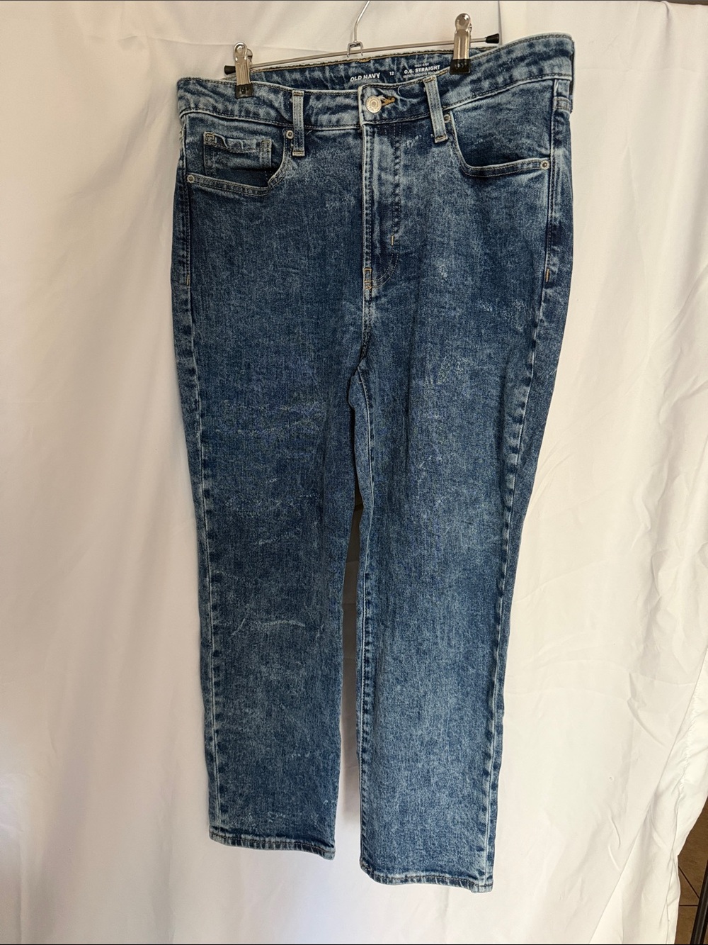 Old Navy OG Straight high rise jeans in cool dark wash